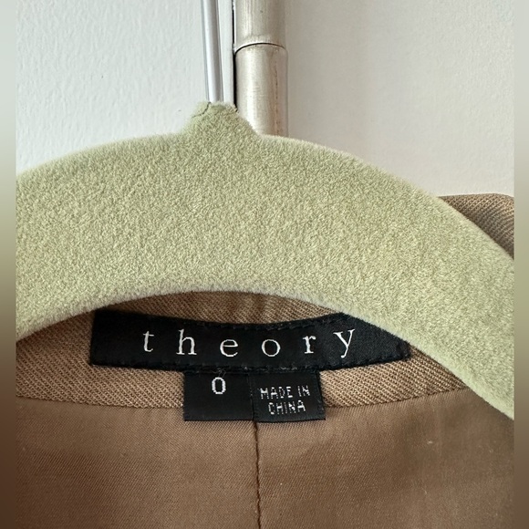Theory Light Brown Jacket Size 0 - Picture 4 of 5